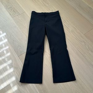 Zara Black Ankle Length Flare Pants